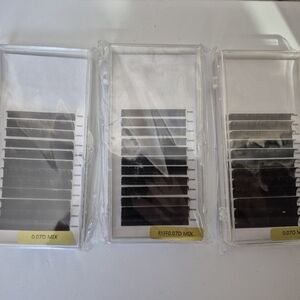 Professional Eyelash Extensions Set O.07 Mixed Black